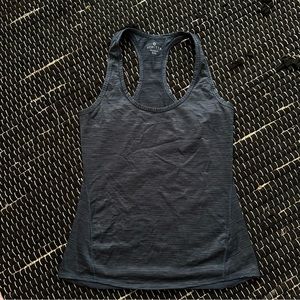 Athleta Racer Back Running tank navy blue